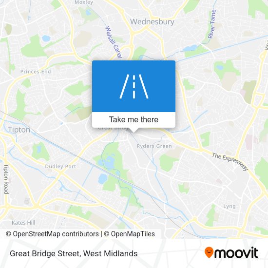 Great Bridge Street map