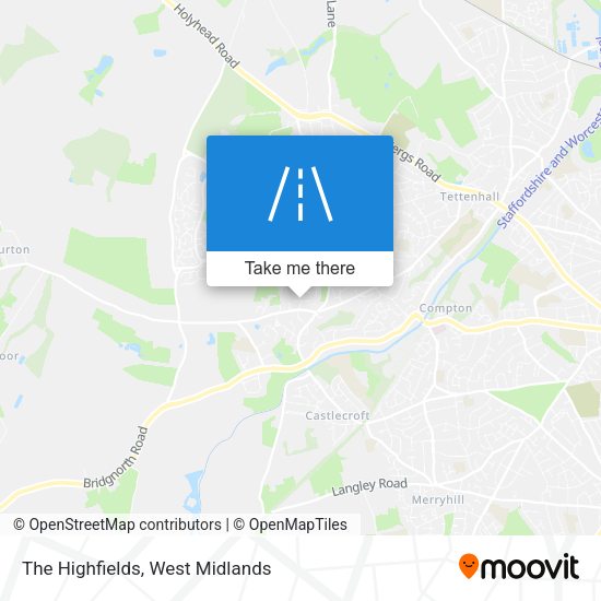 The Highfields map
