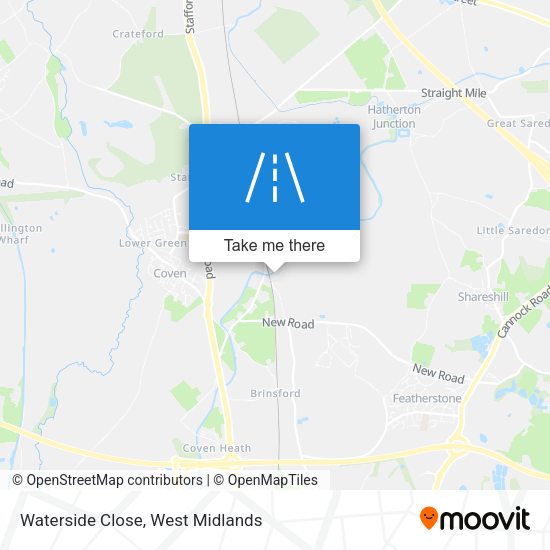 Waterside Close map