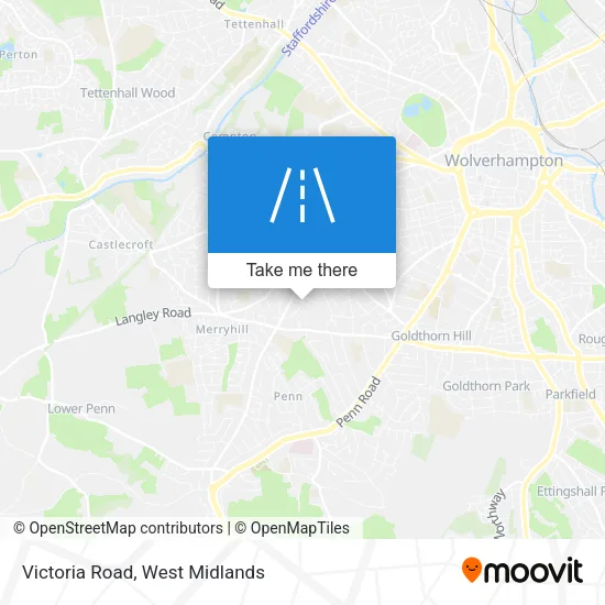Victoria Road map