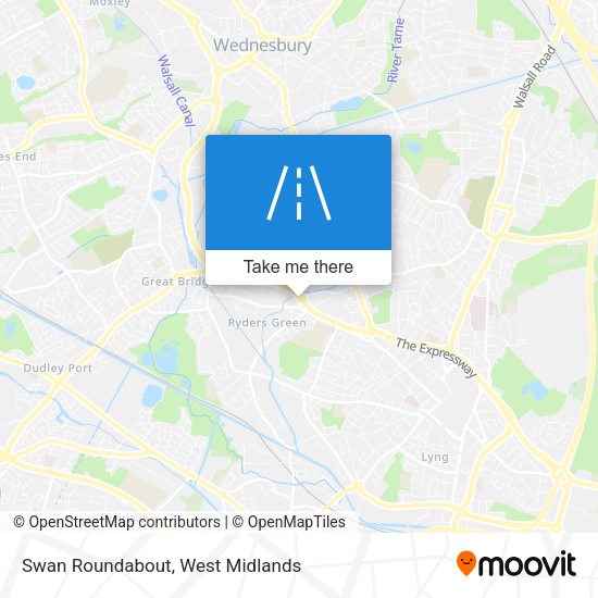 Swan Roundabout map