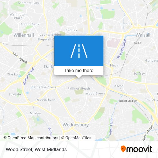Wood Street map