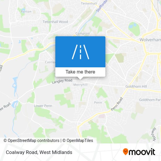 Coalway Road map