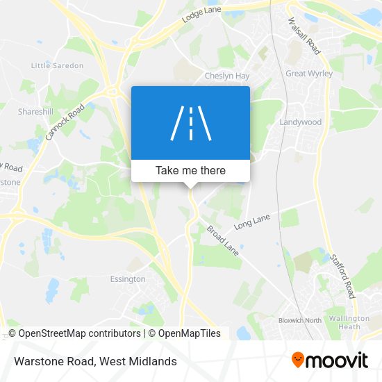 Warstone Road map