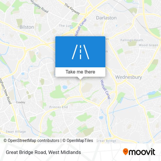 Great Bridge Road map