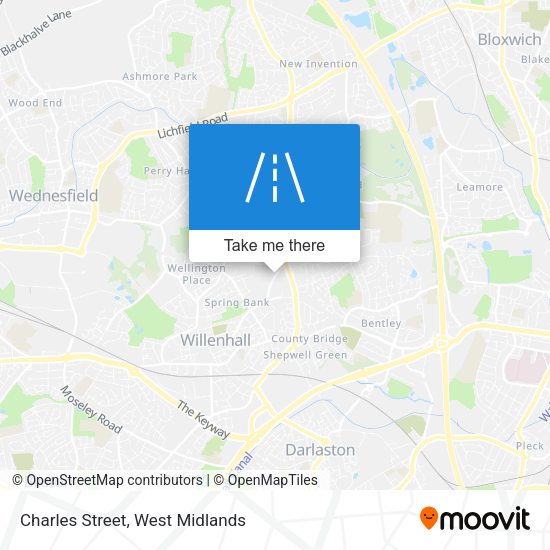 Charles Street map