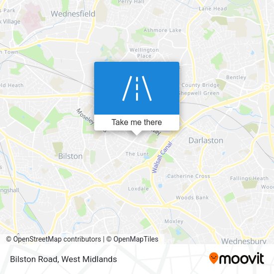 Bilston Road map