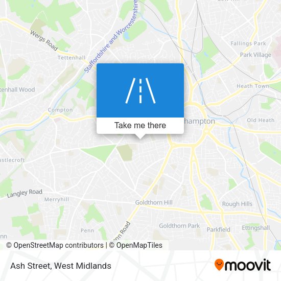 Ash Street map