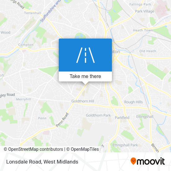 Lonsdale Road map