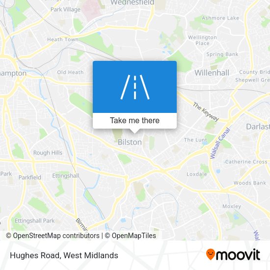 Hughes Road map