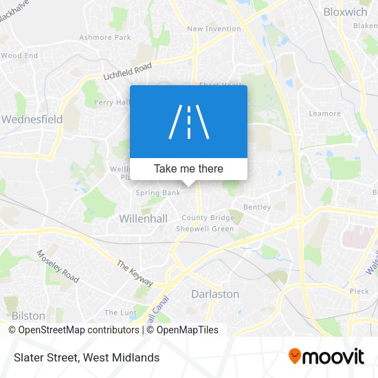 Slater Street map