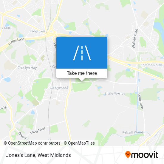 Jones's Lane map
