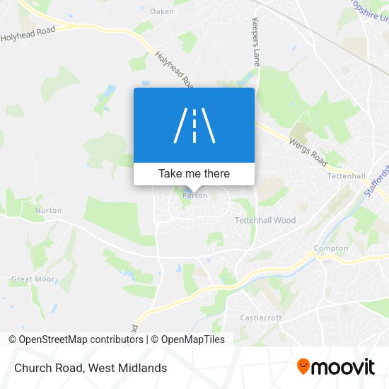 Church Road map