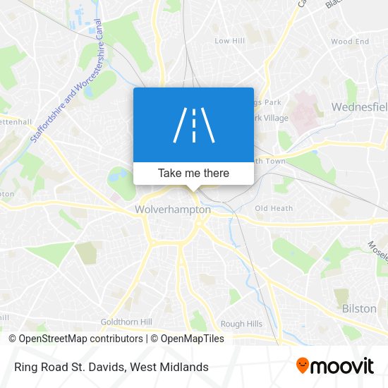 Ring Road St. Davids map