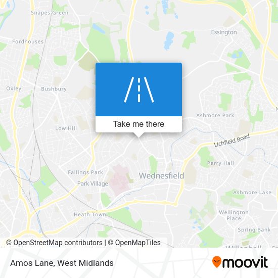 Amos Lane map