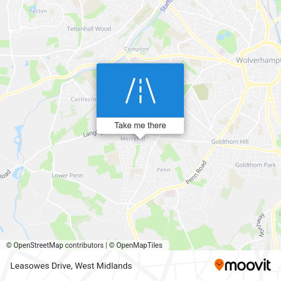 Leasowes Drive map