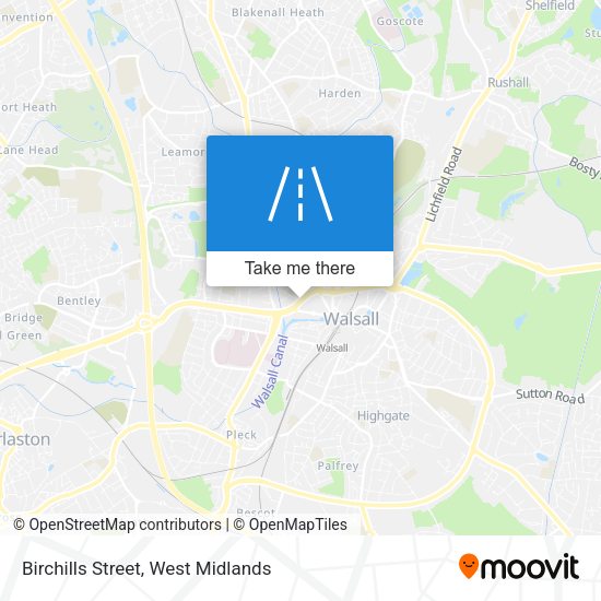 Birchills Street map