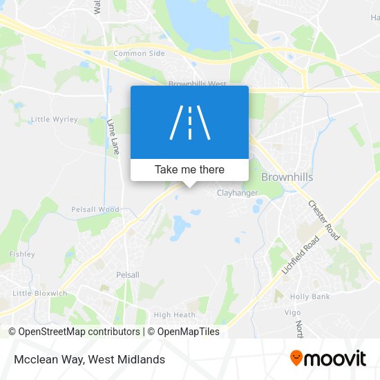Mcclean Way map