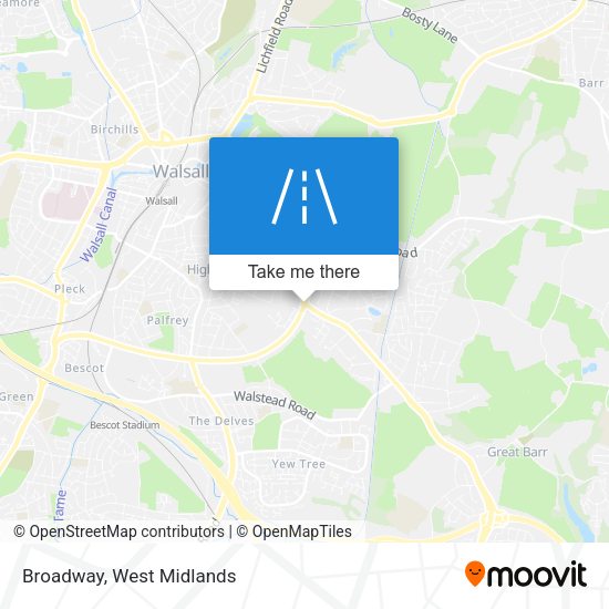 Broadway map