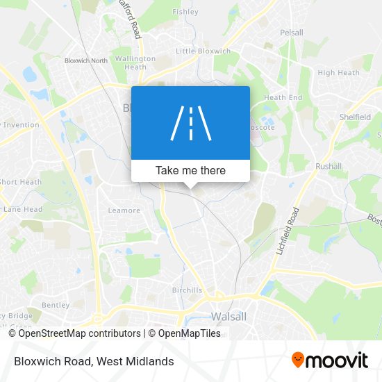 Bloxwich Road map