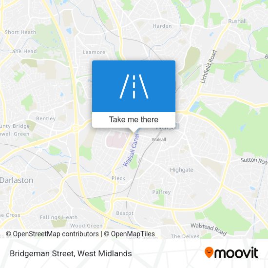 Bridgeman Street map