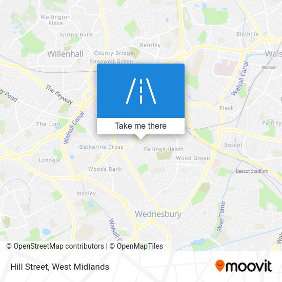 Hill Street map