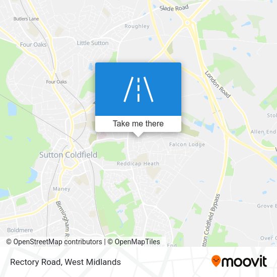 Rectory Road map