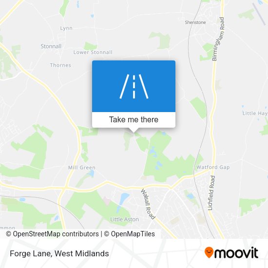 Forge Lane map