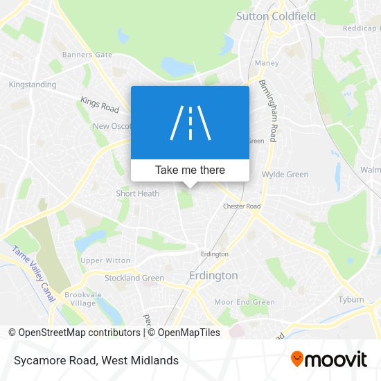 Sycamore Road map