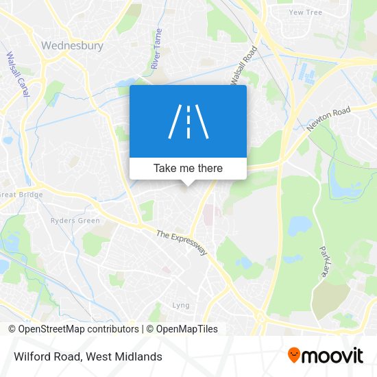 Wilford Road map