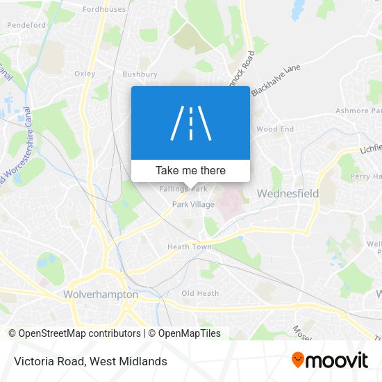 Victoria Road map