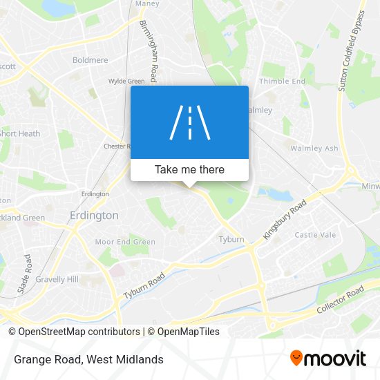 Grange Road map