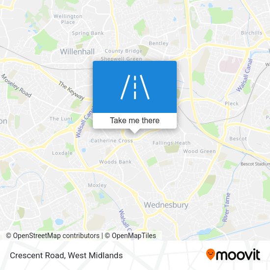 Crescent Road map