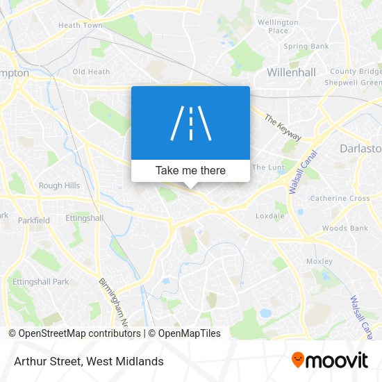 Arthur Street map