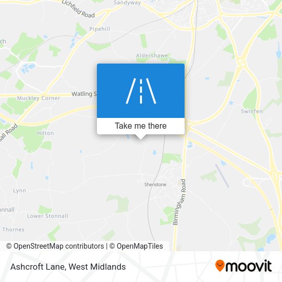 Ashcroft Lane map