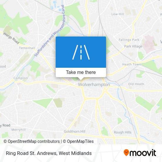 Ring Road St. Andrews map