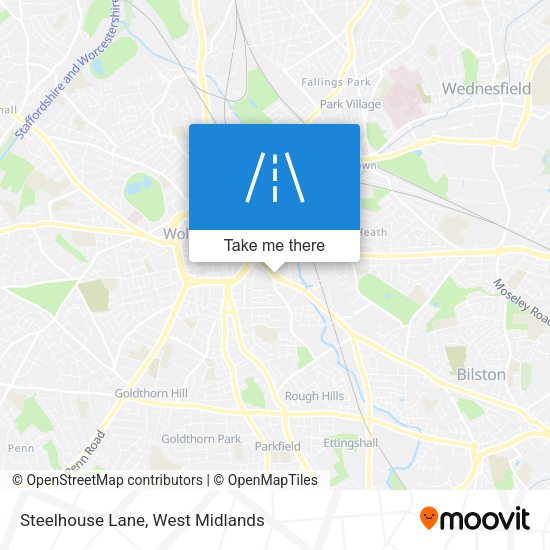 Steelhouse Lane map