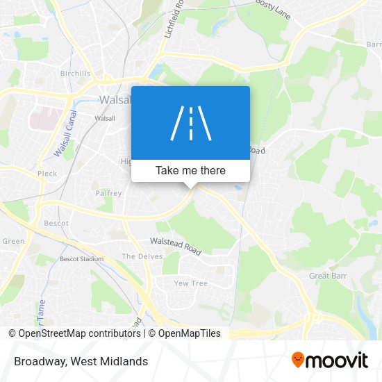 Broadway map