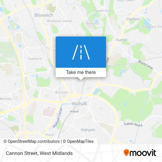 Cannon Street map