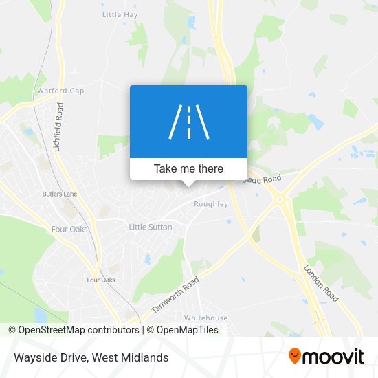 Wayside Drive map