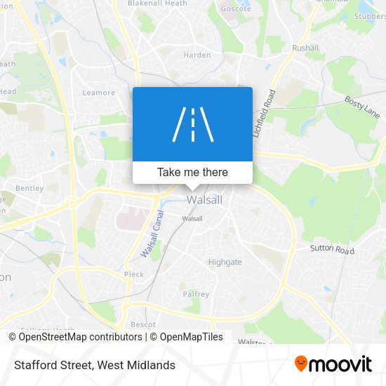Stafford Street map