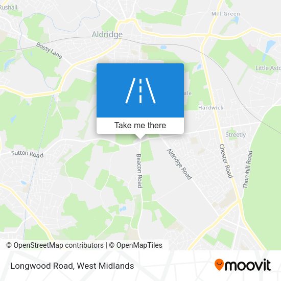 Longwood Road map