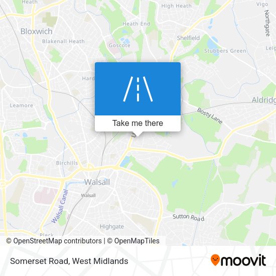 Somerset Road map