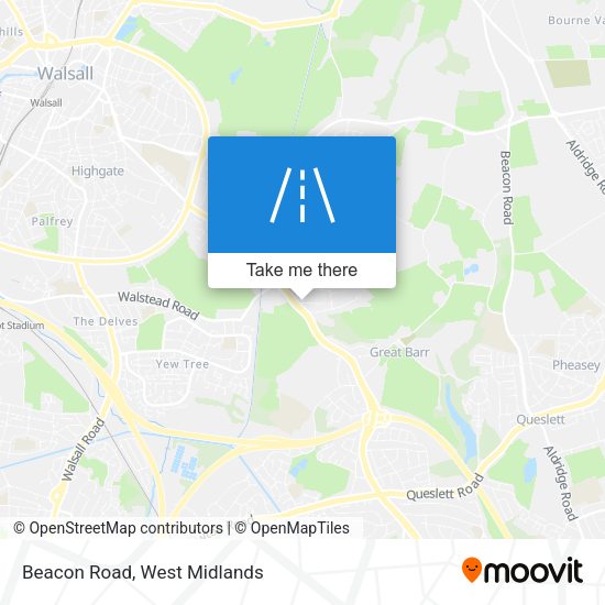 Beacon Road map