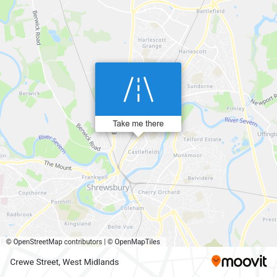 Crewe Street map