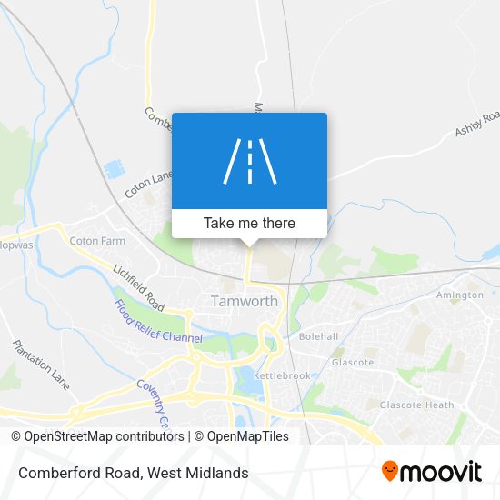 Comberford Road map