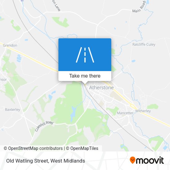 Old Watling Street map
