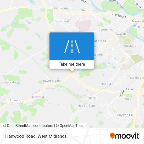 Hanwood Road map