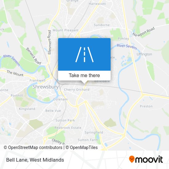 Bell Lane map