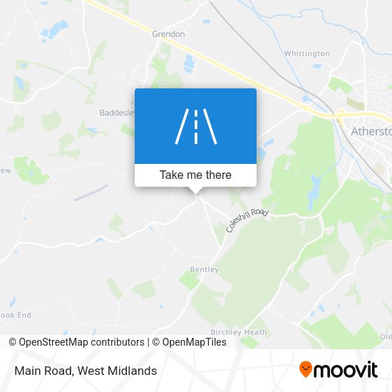 Main Road map